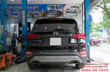 Hyundai Santafe 2019 Độ Pô Vuông Cao Cấp