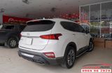 Hyundai Santafe 2019 Độ Pô Vuông Cao Cấp