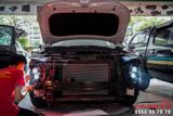 Độ 04 Bi LED Jaguar Tăng Sáng Xe Hyundai Santafe 2019