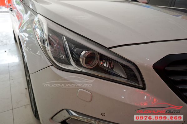 Hyundai Sonata Độ LED Mí Mika Và Vòng Angel Eyes