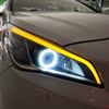 Hyundai Sonata Độ LED Mí Mika Và Vòng Angel Eyes