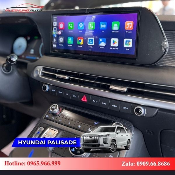 Android Box Cho Ô Tô Hyundai Palisade 2023 - Mười Hùng Auto