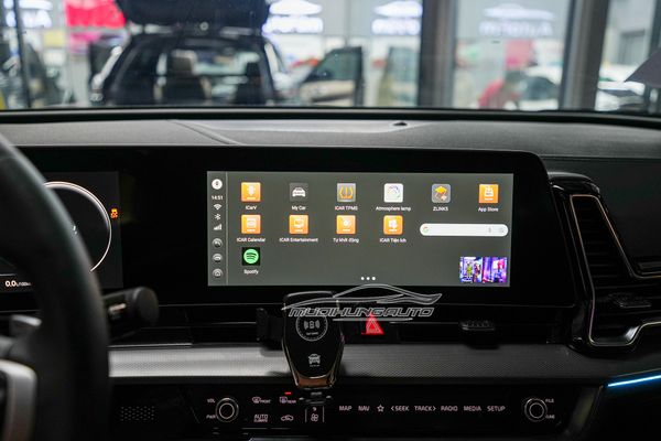 Lắp Android Box Elliview D4 Cho Xe Kia Sportage 2022 Chuyên Nghiệp