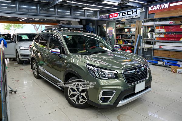 Lắp Bệ Bước Chân Hỗ Trợ Lên Xuống Xe Subaru Forester 2022
