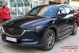 Lắp Bệ Bước Chân Xe Mazda CX8 2019 Mẫu Chấm Bi Dài