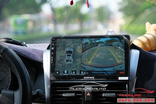 Lắp Camera 360 Độ Cho Xe Toyota Vios Hiệu Panorama