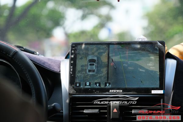 Lắp Camera 360 Độ Cho Xe Toyota Vios Hiệu Panorama