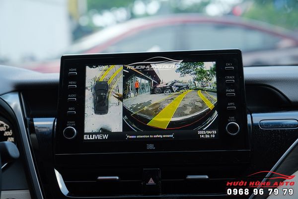 Bộ Camera 360 Độ Chính Hãng Cho Toyota Camry 2022 Hiệu Elliview V5-S