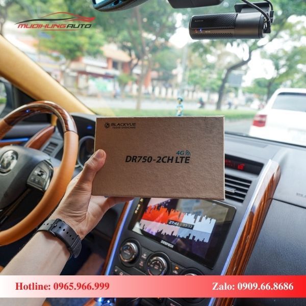 Lắp Đặt Camera Hành Trình Cho Mazda CX9 Chính Hãng Blackvue DR750-2CH