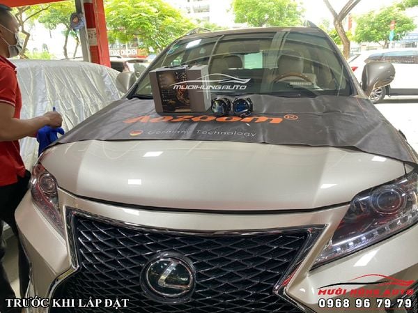 Độ Đèn Pha Bi LED Laser Jaguar 65W Siêu Sáng Cho Lexus RX350 2014