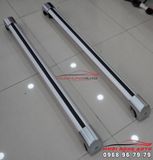 Lắp Cốp Nóc Phi Thuyền Màu Đen Cá Tính Cùng Baga 2 Thanh Ngang Cho Xe Fortuner