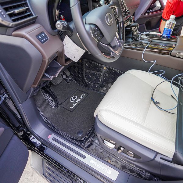 Lắp Đặt Thảm Lót Sàn 6D Cho Xe Lexus LX600 2023
