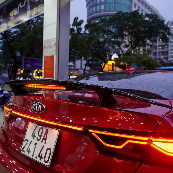 Lắp Đuôi Cá Có Đèn Cho Xe Kia Cerato 2020 Chất Lượng