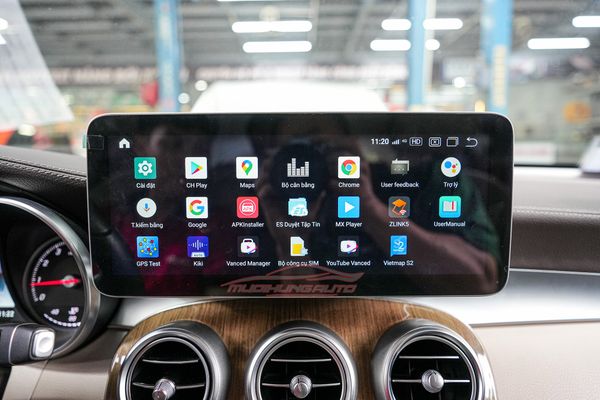 Lắp Màn Hình Android Cho Xe Mercedes GLC 250 2019