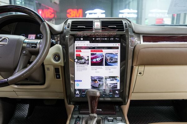 Lắp Màn Hình Android Tesla Cho Xe Lexus GX460 2015