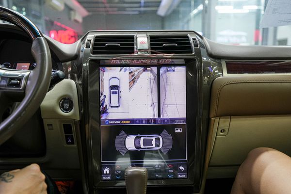 Lắp Màn Hình Android Tesla Cho Xe Lexus GX460 2015