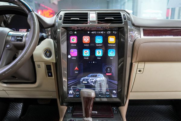 Lắp Màn Hình Android Tesla Cho Xe Lexus GX460 2015