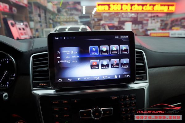 Lắp Màn Hình DVD Android Cao Cấp Cho Mercedes GLS