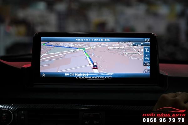 Lắp Màn Hình Android Cho Xe BMW 320i 2015 Chính Hãng