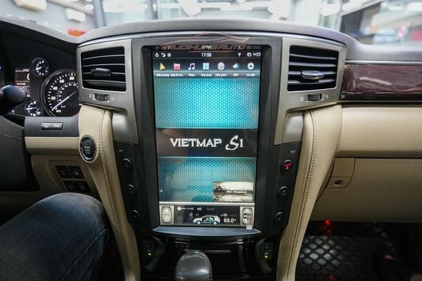 Lắp Màn Hình DVD Android Tesla Cho Xe Lexus LX570 2012