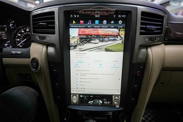 Lắp Màn Hình DVD Android Tesla Cho Xe Lexus LX570 2012