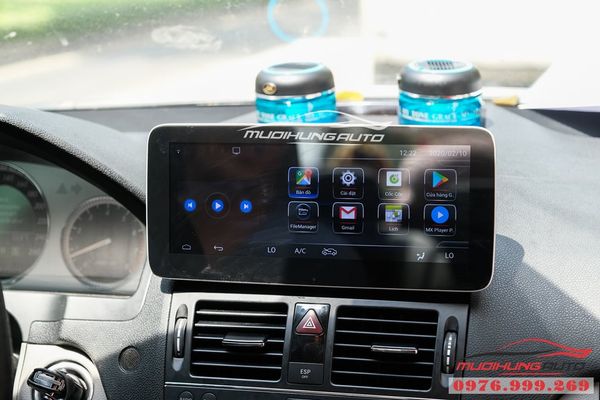 Lắp Màn Hình DVD Android Xe Mercedes C230