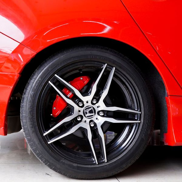 Lắp Ốp Heo Dầu Brembo Chính Hãng Cho Xe Honda Civic 2017