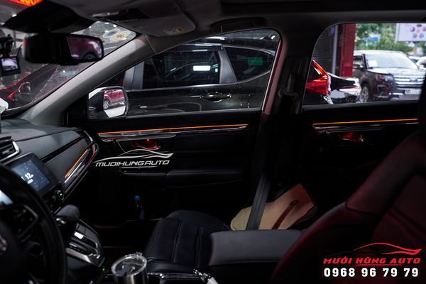 Bộ Đèn LED Nội Thất Dạng Thanh Độc Đáo Lắp Cho Xe Honda CRV