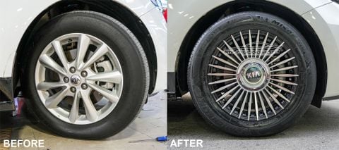 Lên Bộ Mâm Lazang 18 Inch Thể Thao Cho Xe Kia Sedona 2020