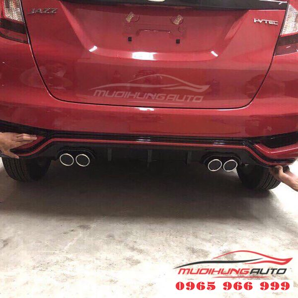 Líp Pô Honda Jazz Màu Đỏ Nguyên Zin Theo Xe