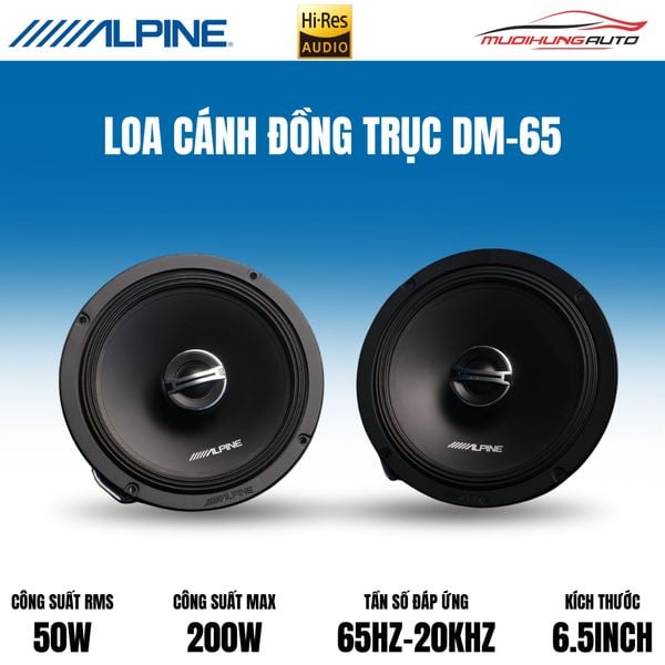 Loa Cánh Đồng Trục Alpine DM-65