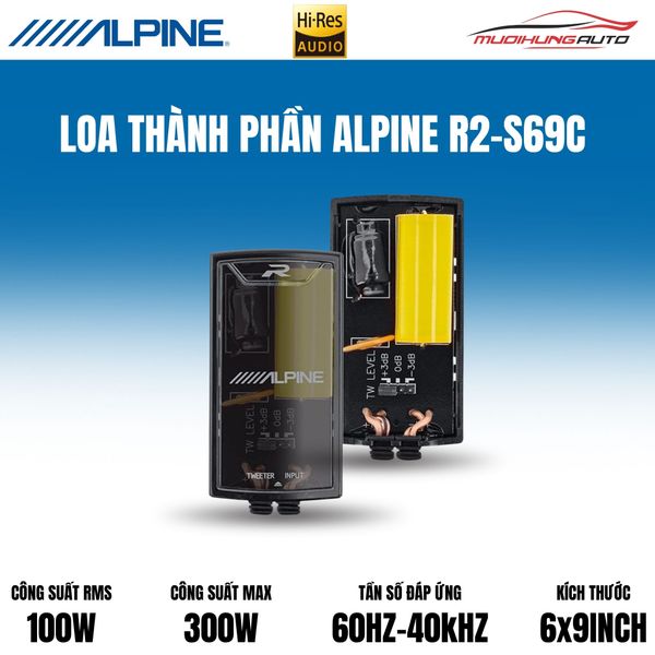 Loa Cánh Thành Phần Alpine R2-S69C