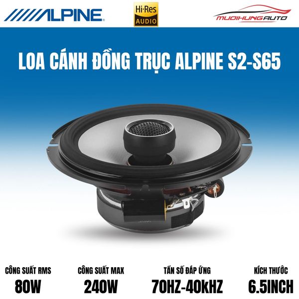 Loa Cánh Đồng Trục Alpine S2-S65