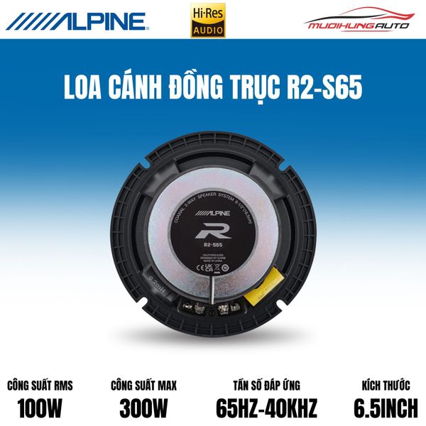 Loa Cánh Đồng Trục Alpine R2-S65
