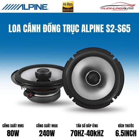 Loa cánh đồng trục Alpine S2-S65