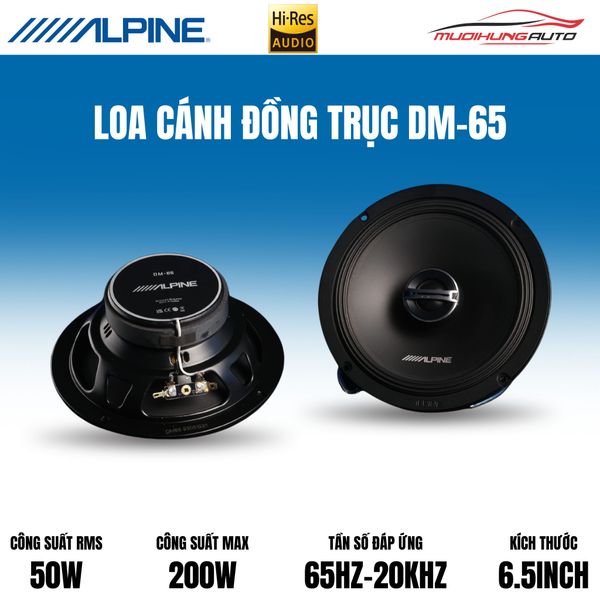 Loa Cánh Đồng Trục Alpine DM-65