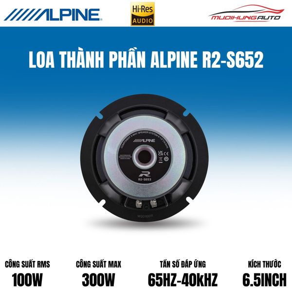 Loa Cánh Thành Phần Alpine R2-S652