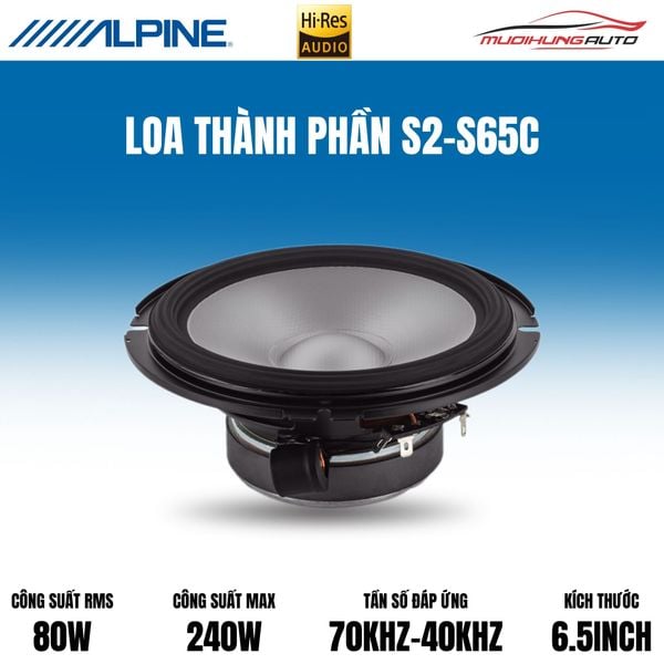 Loa Cánh Thành Phần Alpine S2-S65C