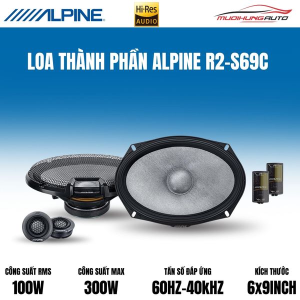 Loa Cánh Thành Phần Alpine R2-S69C