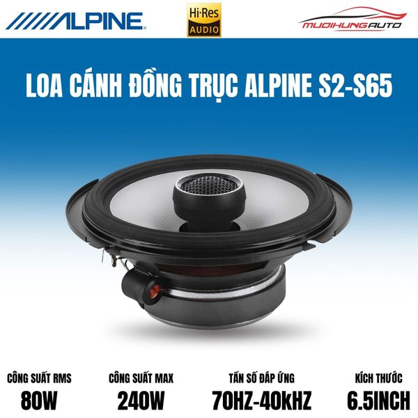 Loa Cánh Đồng Trục Alpine S2-S65