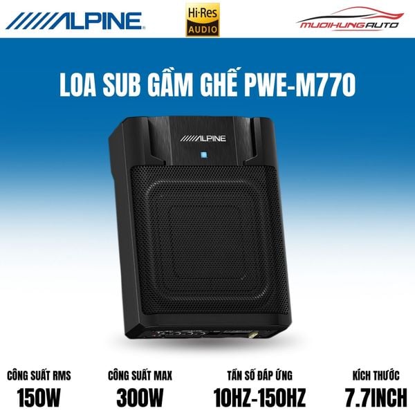 Loa Sub Gầm Ghế Alpine PWE-M770