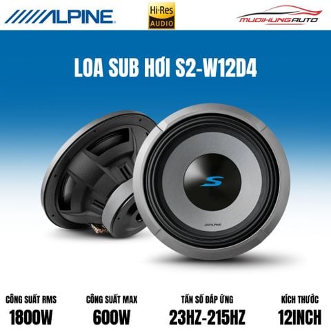 Loa sub hơi Alpine S2-W12D4