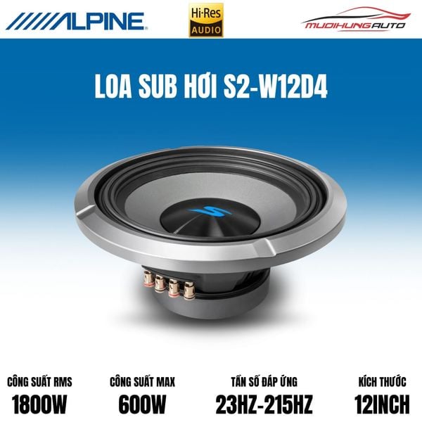 Loa Sub Hơi Alpine S2-W12D4