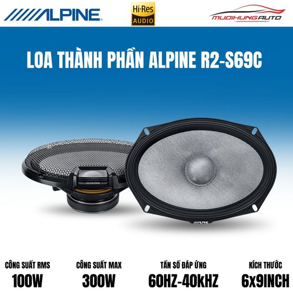 Loa Cánh Thành Phần Alpine R2-S69C