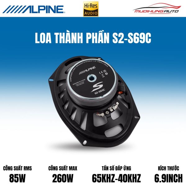 Loa Cánh Thành Phần Alpine S2-S69C