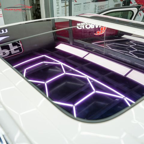 Dán phim PPF TPU SUNROOF cách nhiệt cửa sổ trời xe Ford Explorer Limited 2017