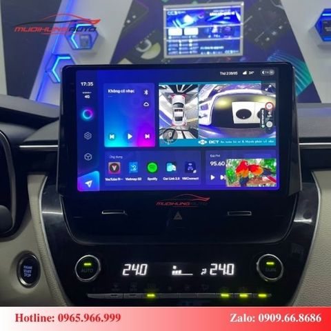 màn hình Android cho xe Toyota Altis