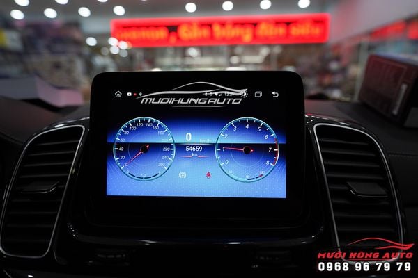 Gắn Màn Hình DVD Android Cho Mercedes GLS400 Chính Hãng
