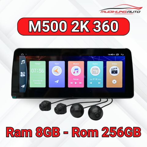 màn hình Android ô tô M500 360 2K - 12.3 inch (8/256GB)
