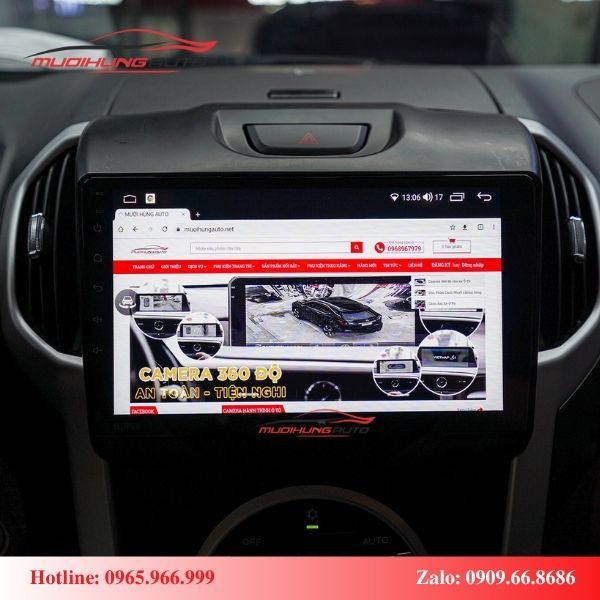 Màn Hình Android Xe Isuzu Mu-X